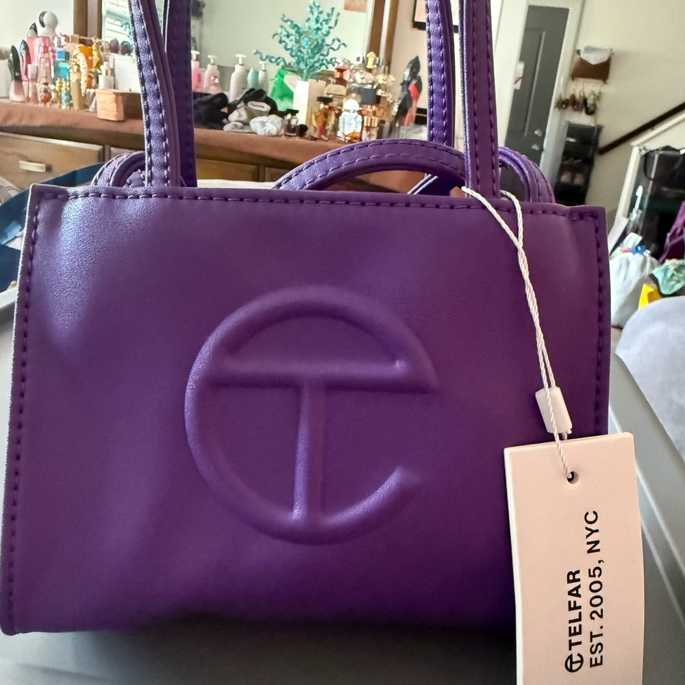 Telfar Small Shopping Bag Purple NWT